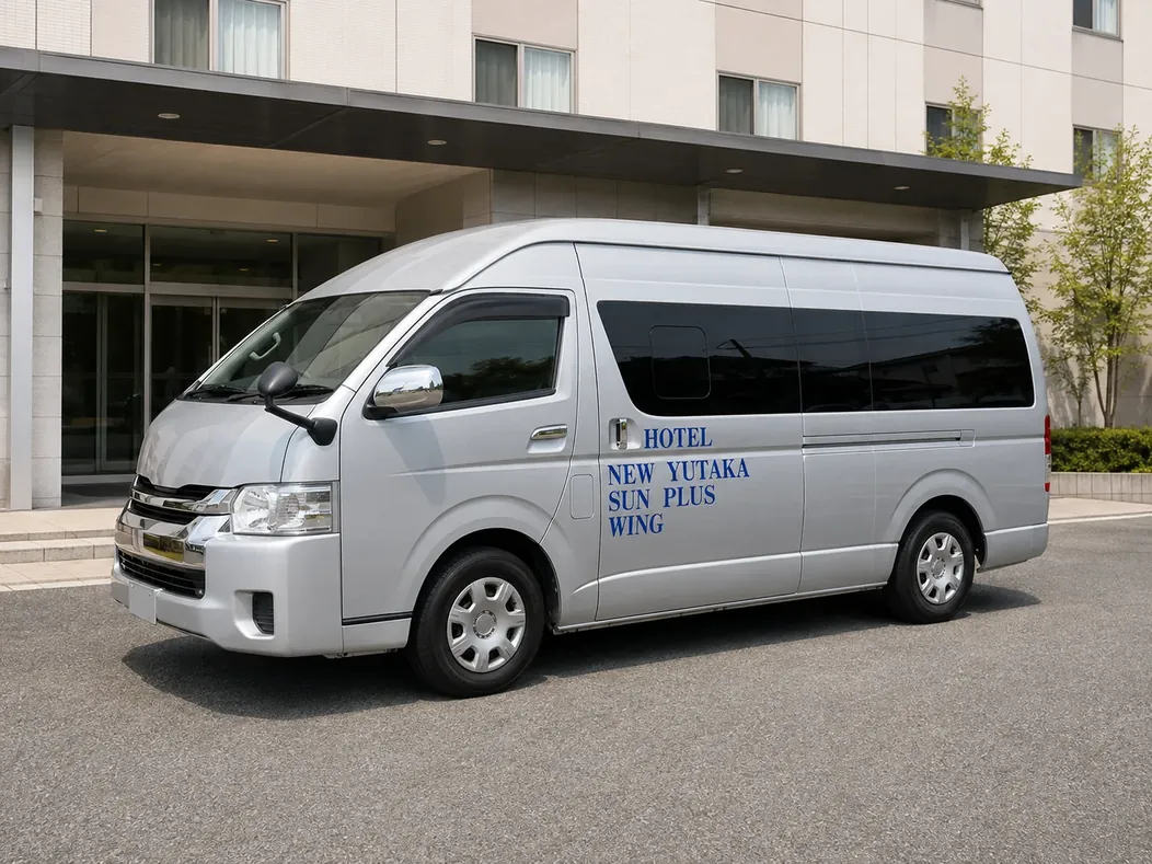 ホテルユタカの送迎バス