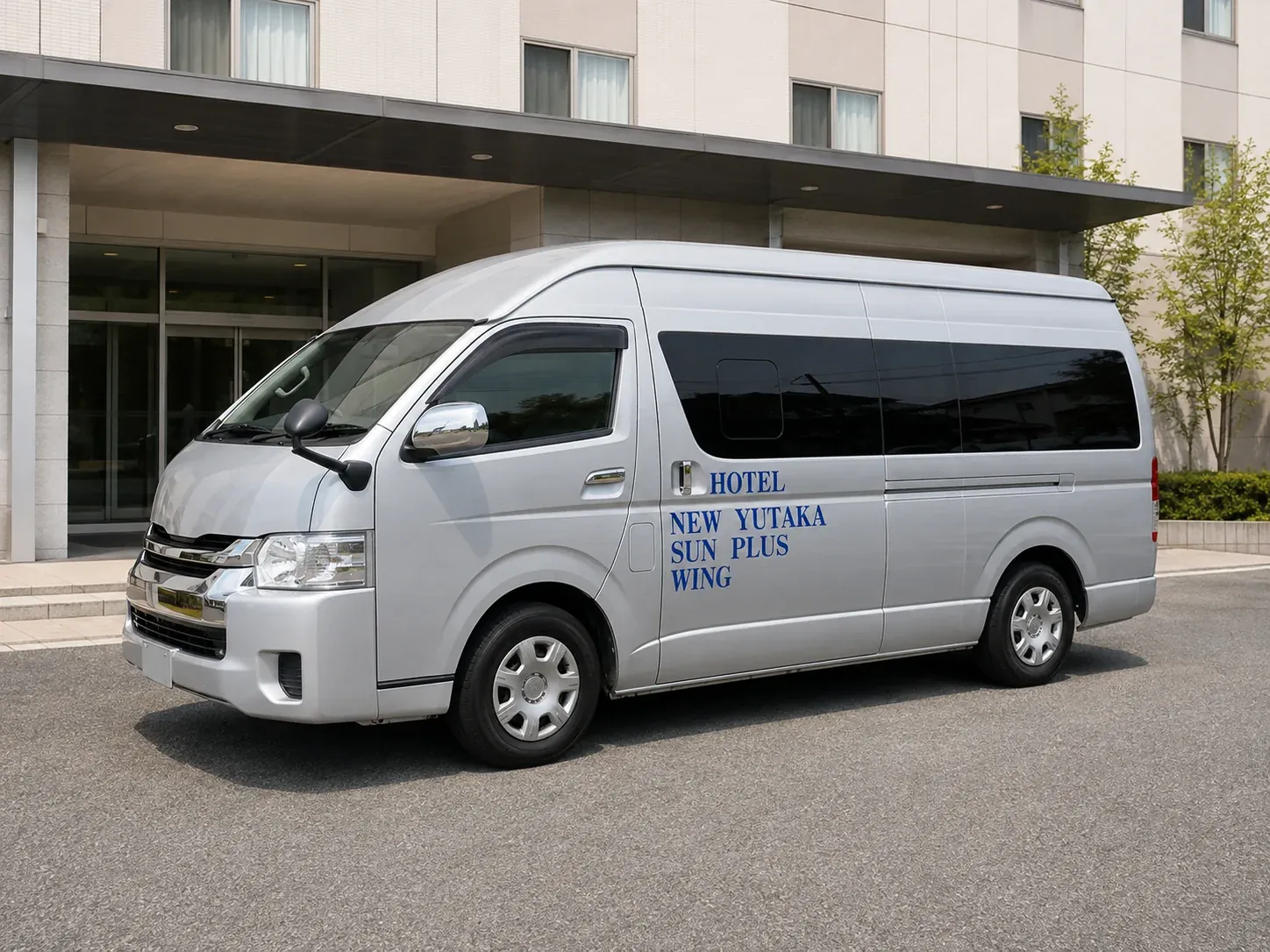 ホテルユタカの送迎バス
